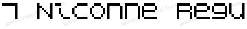 7 Niconne Regular字体转换